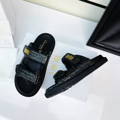 Replica Christian Dior Slippers For Women #1292658 $96.00 USD for Wholesale