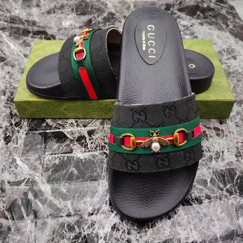 Replica Gucci Slippers For Women #1292957 $52.00 USD for Wholesale