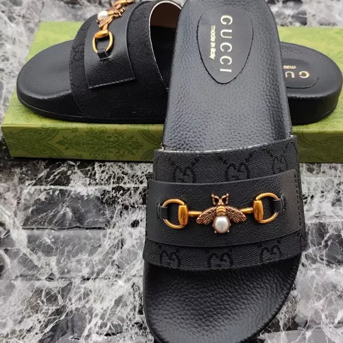 Replica Gucci Slippers For Women #1292995 $52.00 USD for Wholesale