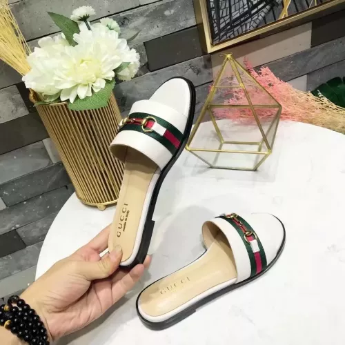 Replica Gucci Slippers For Women #1293043 $56.00 USD for Wholesale