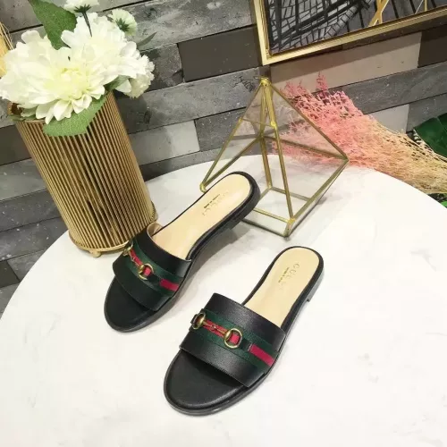 Gucci Slippers For Women #1293044 $56.00 USD, Wholesale Replica Gucci Slippers