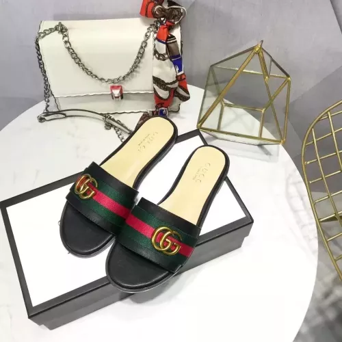 Gucci Slippers For Women #1293046 $56.00 USD, Wholesale Replica Gucci Slippers