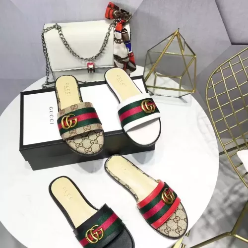 Replica Gucci Slippers For Women #1293046 $56.00 USD for Wholesale