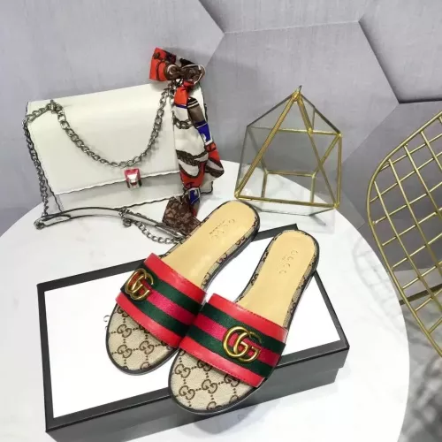 Gucci Slippers For Women #1293047 $56.00 USD, Wholesale Replica Gucci Slippers