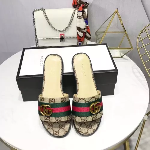 Replica Gucci Slippers For Women #1293048 $56.00 USD for Wholesale