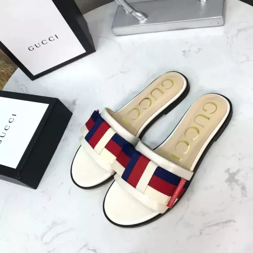 Replica Gucci Slippers For Women #1293049 $56.00 USD for Wholesale