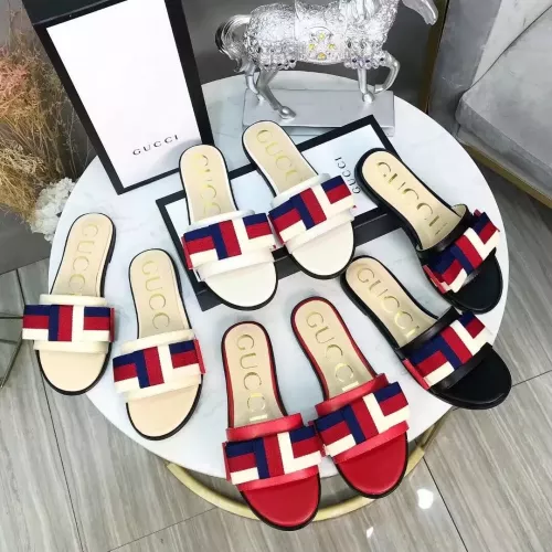 Replica Gucci Slippers For Women #1293050 $56.00 USD for Wholesale