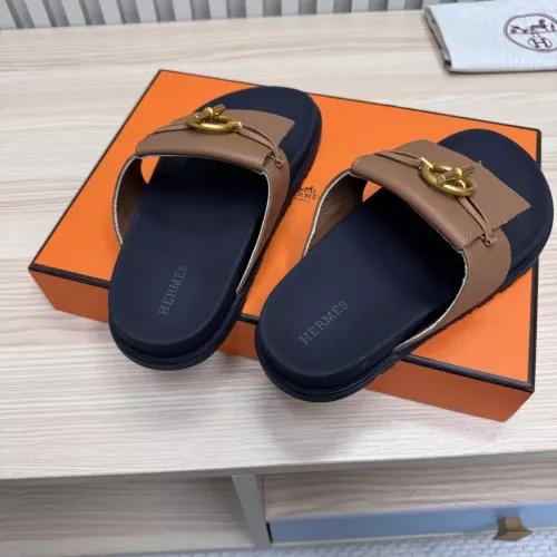 Replica Hermes Slippers For Women #1293057 $98.00 USD for Wholesale