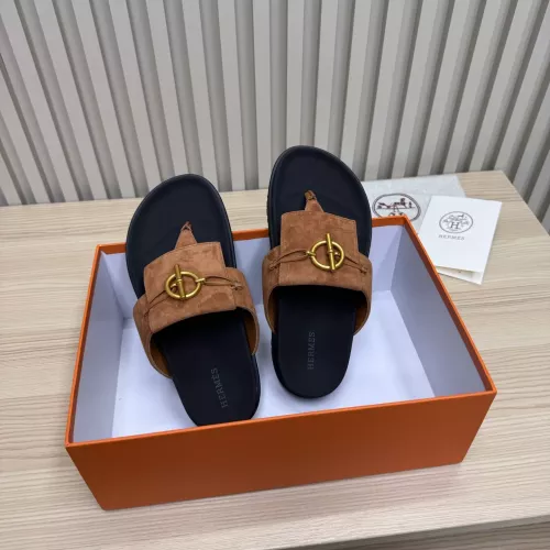 Replica Hermes Slippers For Women #1293063 $98.00 USD for Wholesale