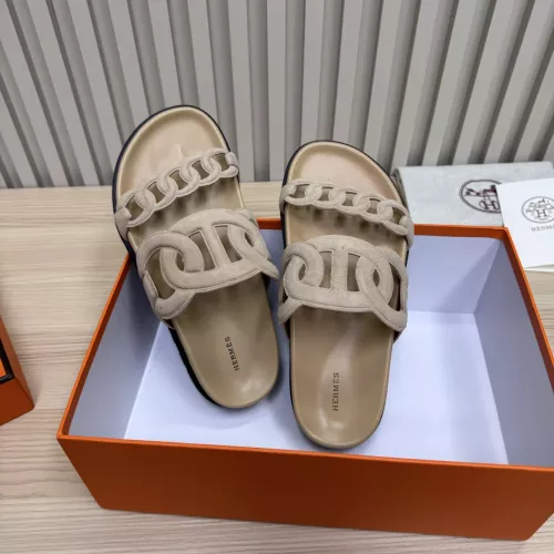 Replica Hermes Slippers For Women #1293070 $100.00 USD for Wholesale