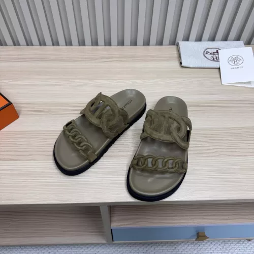 Hermes Slippers For Men #1293075 $100.00 USD, Wholesale Replica Hermes Slippers