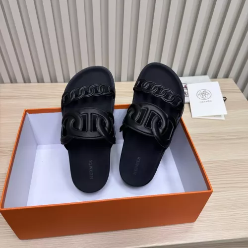 Replica Hermes Slippers For Men #1293079 $100.00 USD for Wholesale