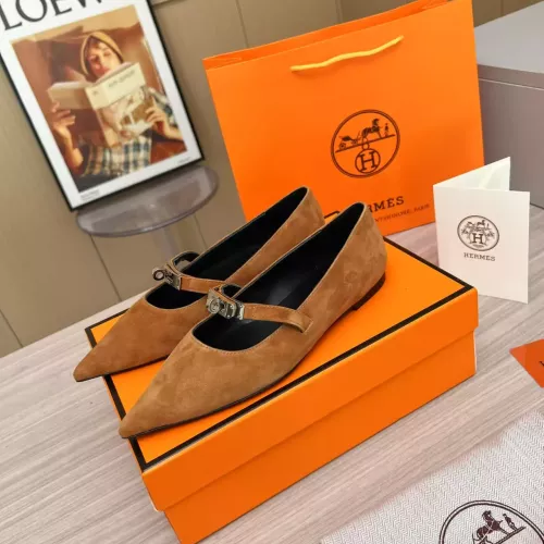 Hermes Flat Shoes For Women #1293084 $102.00 USD, Wholesale Replica Hermes Flat Shoes