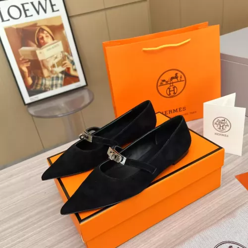 Hermes Flat Shoes For Women #1293085 $102.00 USD, Wholesale Replica Hermes Flat Shoes