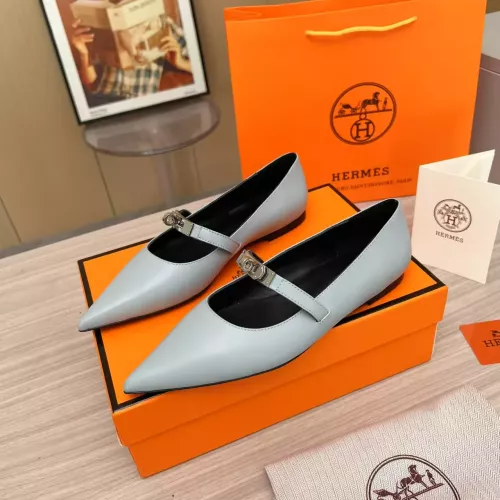 Hermes Flat Shoes For Women #1293087 $102.00 USD, Wholesale Replica Hermes Flat Shoes