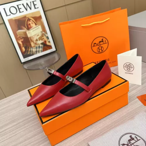 Hermes Flat Shoes For Women #1293089 $102.00 USD, Wholesale Replica Hermes Flat Shoes