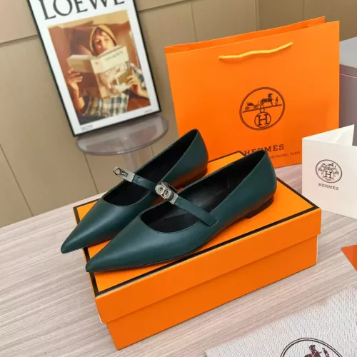 Hermes Flat Shoes For Women #1293090 $102.00 USD, Wholesale Replica Hermes Flat Shoes