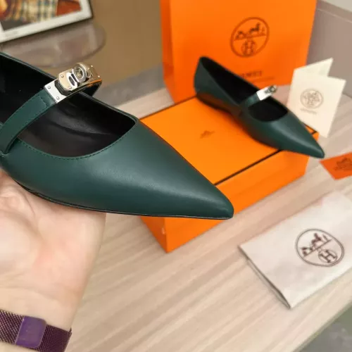 Replica Hermes Flat Shoes For Women #1293090 $102.00 USD for Wholesale