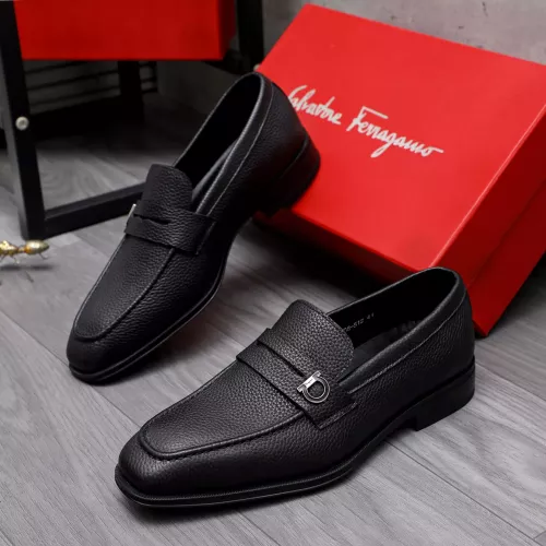 Salvatore Ferragamo Leather Shoes For Men #1293092 $85.00 USD, Wholesale Replica Salvatore Ferragamo Leather Shoes