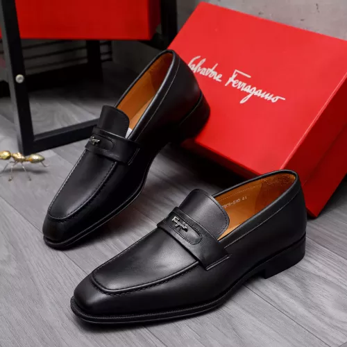 Salvatore Ferragamo Leather Shoes For Men #1293119 $85.00 USD, Wholesale Replica Salvatore Ferragamo Leather Shoes