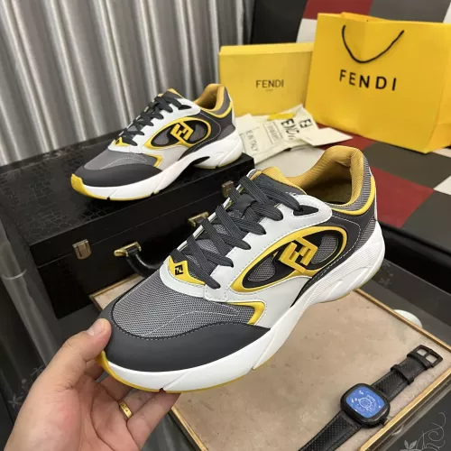 Fendi Casual Shoes For Men #1293175 $130.00 USD, Wholesale Replica Fendi Casual Shoes