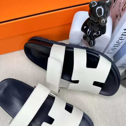 Replica Hermes Slippers For Men #1293216 $60.00 USD for Wholesale