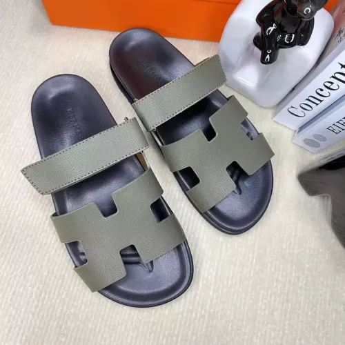 Hermes Slippers For Men #1293225 $60.00 USD, Wholesale Replica Hermes Slippers