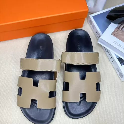 Replica Hermes Slippers For Men #1293227 $60.00 USD for Wholesale