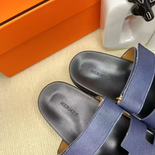 Replica Hermes Slippers For Men #1293232 $60.00 USD for Wholesale