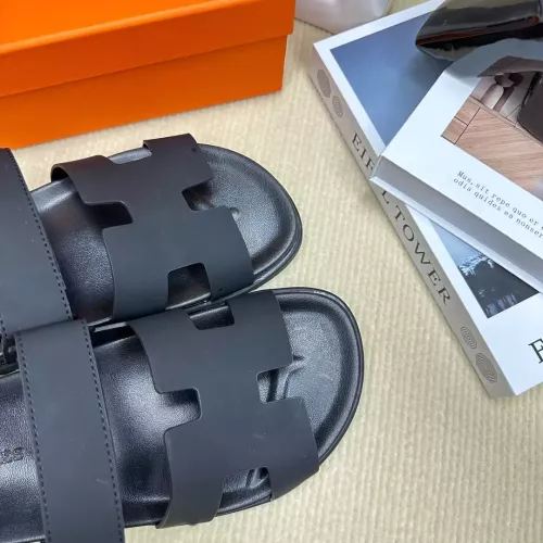 Replica Hermes Slippers For Men #1293245 $60.00 USD for Wholesale