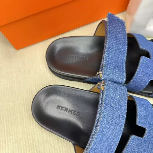 Replica Hermes Slippers For Men #1293255 $60.00 USD for Wholesale