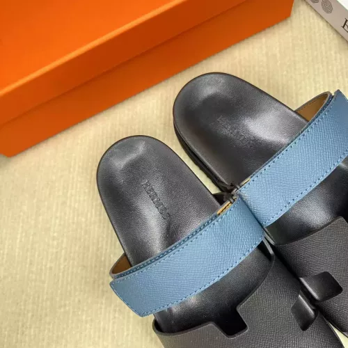 Replica Hermes Slippers For Men #1293277 $60.00 USD for Wholesale