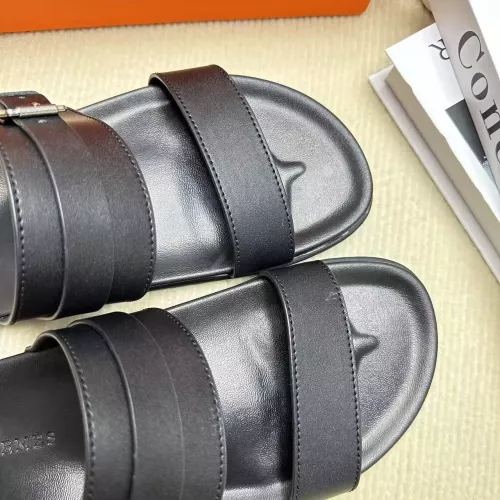 Replica Hermes Slippers For Men #1293286 $60.00 USD for Wholesale