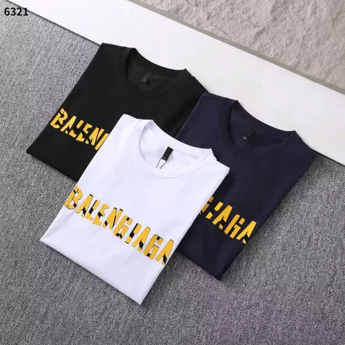 Replica Balenciaga T-Shirts Short Sleeved For Men #1293332 $32.00 USD for Wholesale