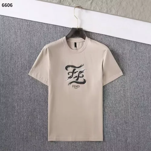 Fendi T-Shirts Short Sleeved For Men #1293363 $32.00 USD, Wholesale Replica Fendi T-Shirts