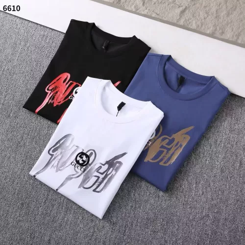 Replica Gucci T-Shirts Short Sleeved For Men #1293366 $32.00 USD for Wholesale