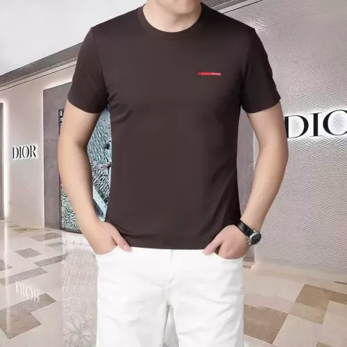 Prada T-Shirts Short Sleeved For Men #1293393 $38.00 USD, Wholesale Replica Prada T-Shirts