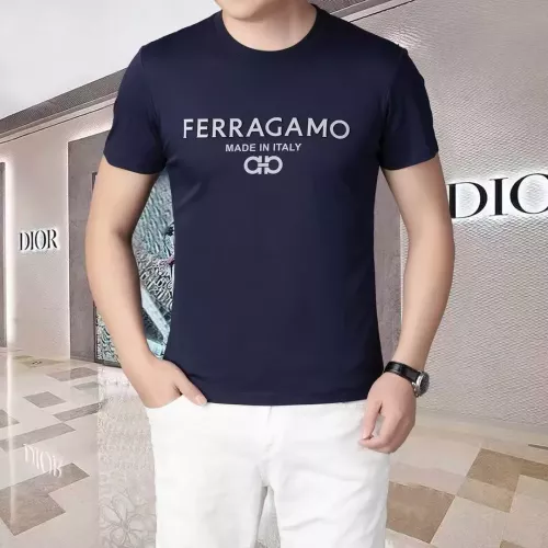 Salvatore Ferragamo T-Shirts Short Sleeved For Men #1293396 $38.00 USD, Wholesale Replica Salvatore Ferragamo T-Shirts