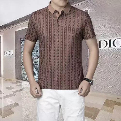 Fendi T-Shirts Short Sleeved For Men #1293400 $38.00 USD, Wholesale Replica Fendi T-Shirts