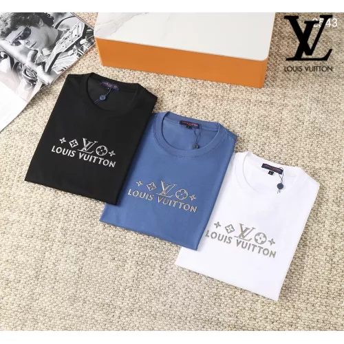 Replica Louis Vuitton LV T-Shirts Short Sleeved For Men #1293425 $38.00 USD for Wholesale