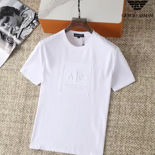 Armani T-Shirts Short Sleeved For Men #1293432 $38.00 USD, Wholesale Replica Armani T-Shirts