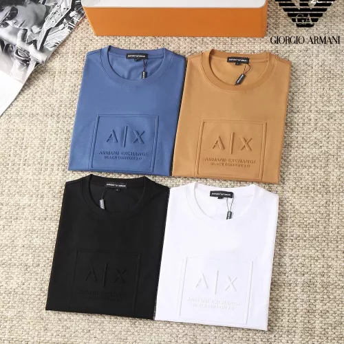 Replica Armani T-Shirts Short Sleeved For Men #1293432 $38.00 USD for Wholesale