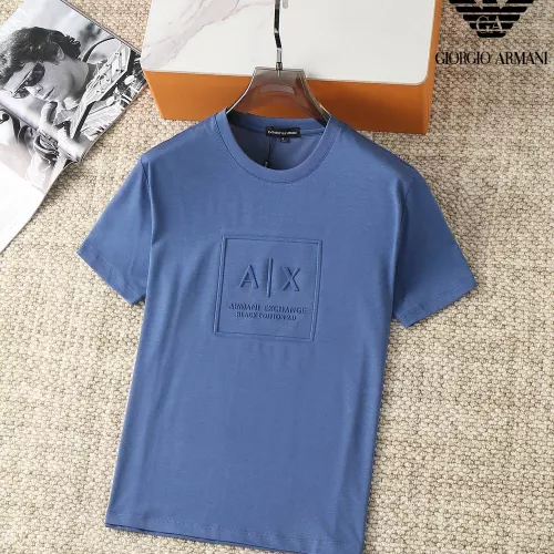 Armani T-Shirts Short Sleeved For Men #1293434 $38.00 USD, Wholesale Replica Armani T-Shirts