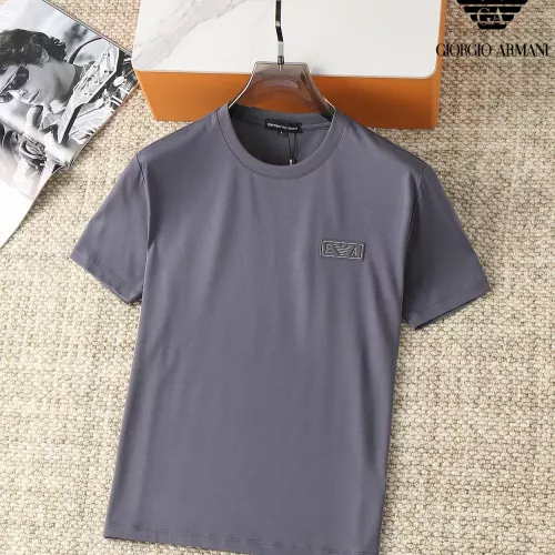 Armani T-Shirts Short Sleeved For Men #1293437 $38.00 USD, Wholesale Replica Armani T-Shirts