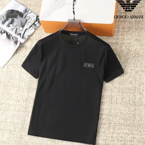 Armani T-Shirts Short Sleeved For Men #1293439 $38.00 USD, Wholesale Replica Armani T-Shirts