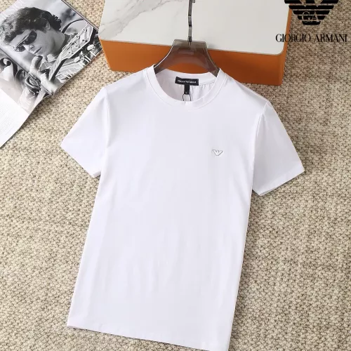 Armani T-Shirts Short Sleeved For Men #1293440 $38.00 USD, Wholesale Replica Armani T-Shirts