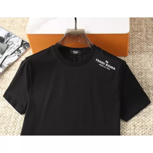 Replica Fendi T-Shirts Short Sleeved For Men #1293446 $38.00 USD for Wholesale