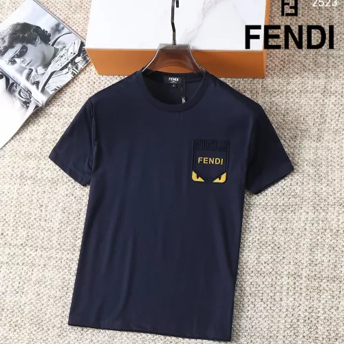 Fendi T-Shirts Short Sleeved For Men #1293450 $38.00 USD, Wholesale Replica Fendi T-Shirts