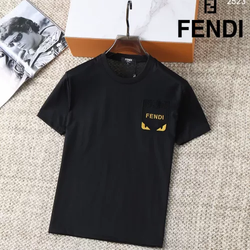 Fendi T-Shirts Short Sleeved For Men #1293451 $38.00 USD, Wholesale Replica Fendi T-Shirts