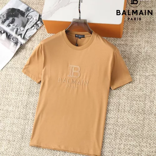 Balmain T-Shirts Short Sleeved For Men #1293454 $38.00 USD, Wholesale Replica Balmain T-Shirts